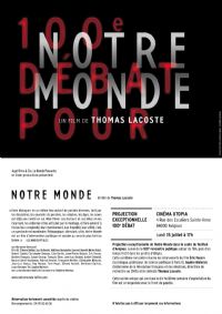 100e débat pour Notre Monde. Le lundi 15 juillet 2013 à Avignon. Vaucluse.  17H00